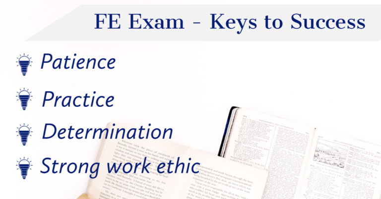 FE Exam – Keys to Success