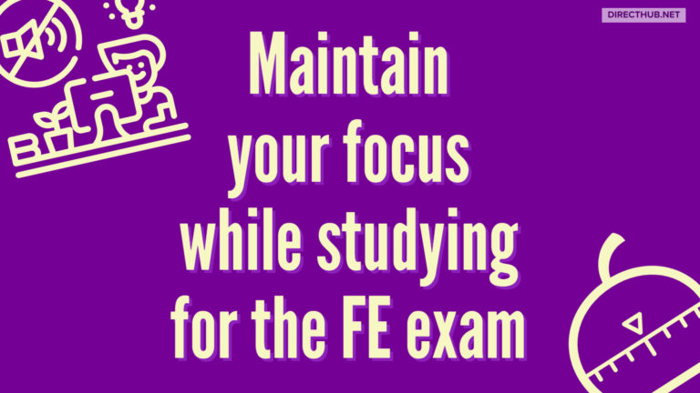 Maintain your study focus for the FE exam by using the Pomodoro Method