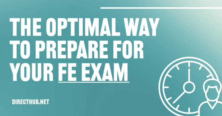 The Optimal way to Prepare for your FE Exam